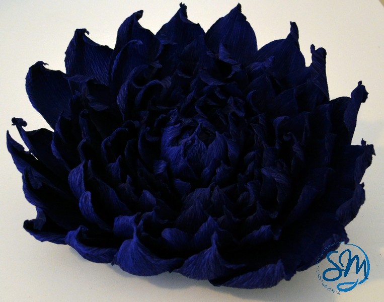 Fiore Cartacrespa blu